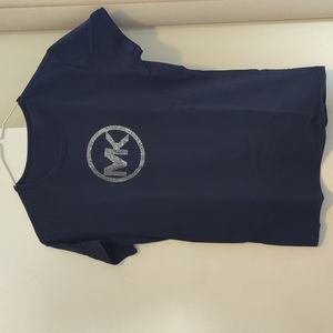 Black t shirt with MK bling